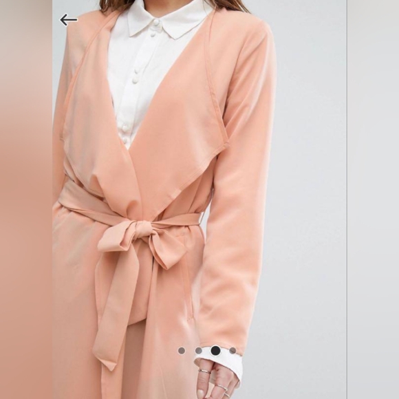 Vero Moda Pink Waterfall Coat - Picture 3 of 11
